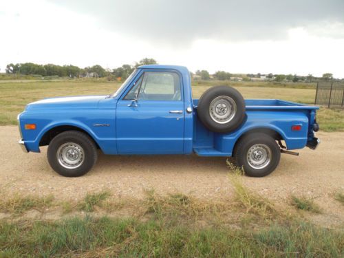 1972 chevrolet truck c10 c-10 short bed step side automatic side wheel carrier