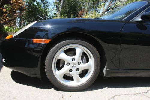 1999 porsche boxster 2d convertible black 2.5l  5 speed  los angeles region