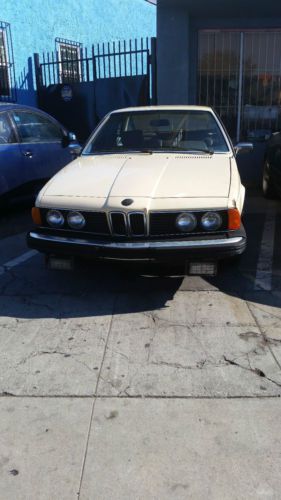 1981 bmw 633csi coupe alpina!!!!!! 5 speed,sunroof, leather, real nice, retro!!!