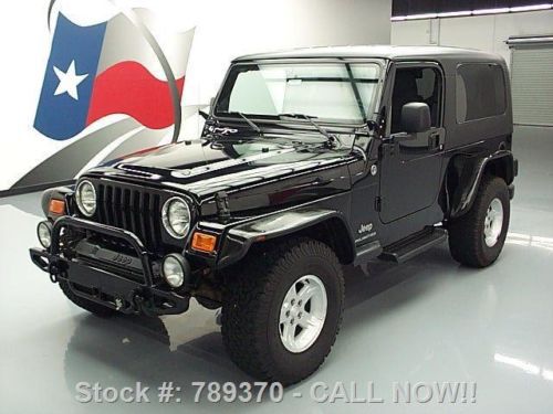 2006 jeep wrangler unltd 4x4 hard top automatic 37k mi texas direct auto