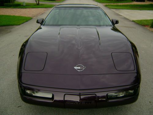 1993 Corv. Rare Blk Rose - 1/738 built - 6spd. - 31k mi. - Loaded - 100% Orig., US $12,900.00, image 7