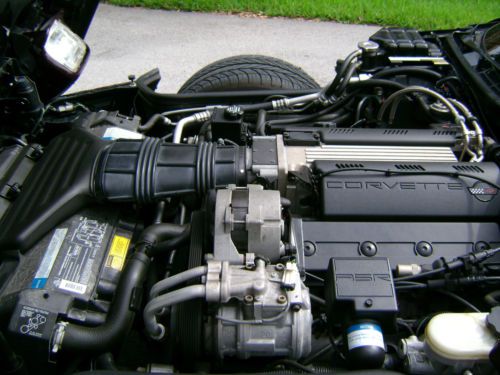 1993 Corv. Rare Blk Rose - 1/738 built - 6spd. - 31k mi. - Loaded - 100% Orig., US $12,900.00, image 17