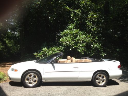 2000 chrysler sebring jxi convertible 2-door 2.5l