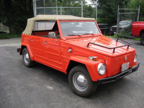 1973 volkswagen thing base 1.6l excellent condition, outstanding orange paint