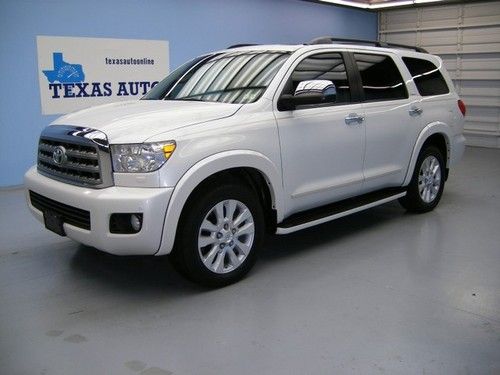 We finance!!!  2008 toyota sequoia platinum 5.7l v8 roof nav rcam 2 tv's 3rd row