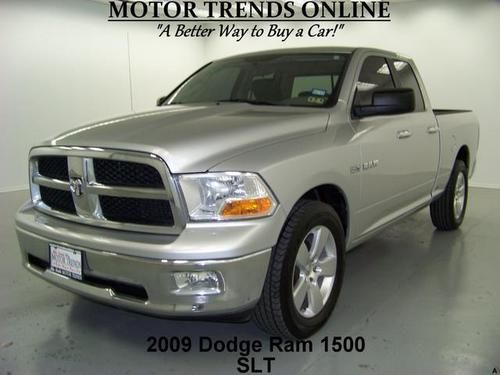 Slt quad cab 5.7 hemi tow pkg two tone seats 2009 dodge ram 1500 56k houston tx