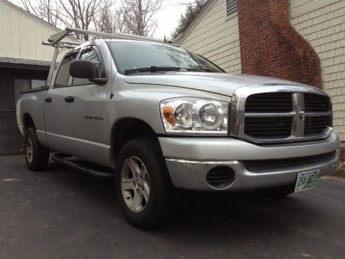 2007 dodge ram 1500 slt crew cab 4x4 pickup 4-door 4.7l remote start runs great