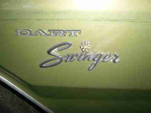 1973 Dodge Dart Swinger Project/Parts Car w/ Title Mopar Scamp, image 5