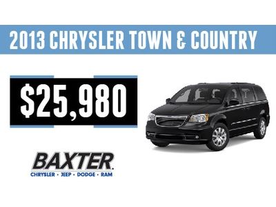 New 2013 chrysler town &amp; country (leather, bluetooth, dvd) starting @ $25,980