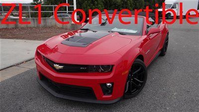 2013 chevrolet camaro zl1 convertible - 580 horsepower - navi - suede interior