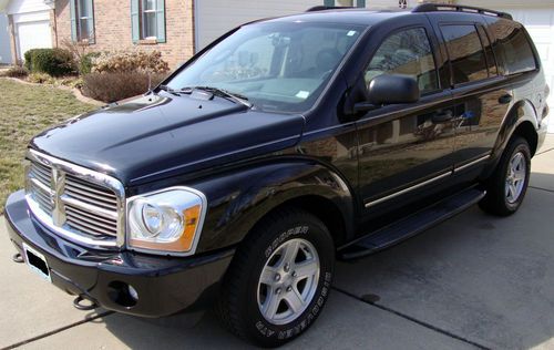 2004 dodge durango limited black 4x4 v8 hemi suv sport utility