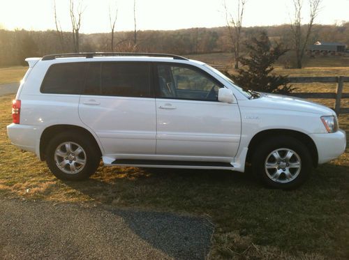 2001 toyota highlander limited sport utility 4-door 3.0l