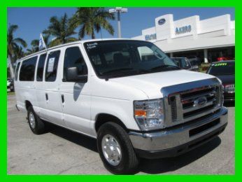 12 certified 15-passenger e-350 xlt 5.4l v8 super duty van *traction control *fl