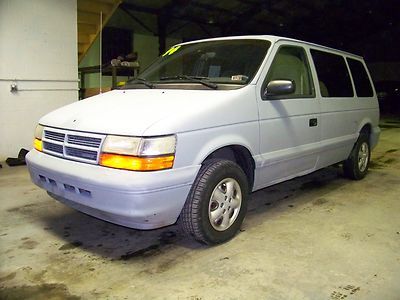 Caravan minivan - no reserve - 3rd row seats - current pa inspection