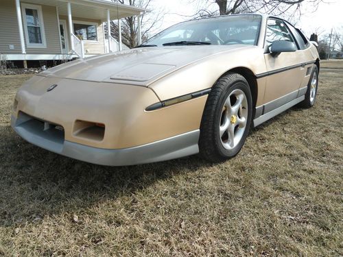 1986 pontiac fiero gt- supercharged 3800-tubular a-arms/coilovers-california car