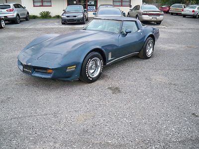 1980 chevrolet corvette, t-top, automatic, 2 owners, needs restore, no reserve