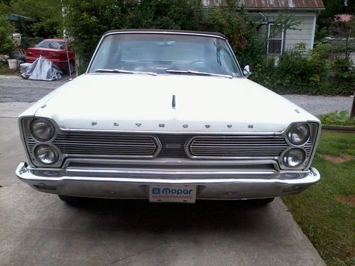 1966 plymouth fury sport 7.2l convertible