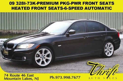 09 328i-73k-premium pkg-pwr front seats-heated front seats-6-speed automatic