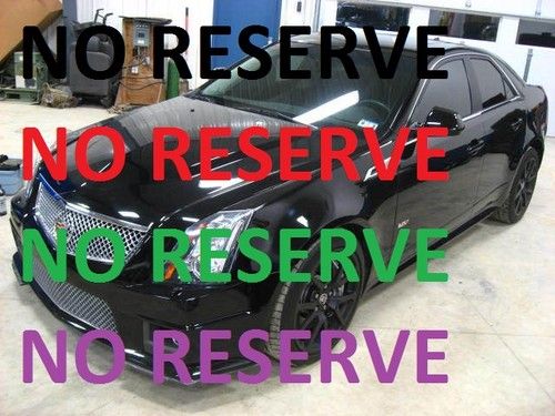 2011 cadillac cts-v ctsv sedan no reserve 556hp 6.2 v8 auto nav no reserve