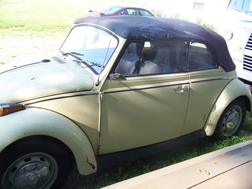 1970 vw karmann beetle convertible**runs &amp; drives great** but needs tlc