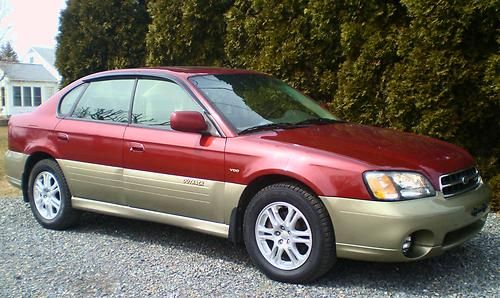 2002 subaru legacy outback h6 vdc awd sedan no reserve look nice