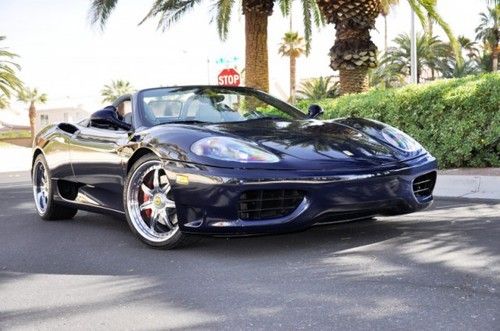 2002 ferrari 360 2dr convertible spider fresh majo