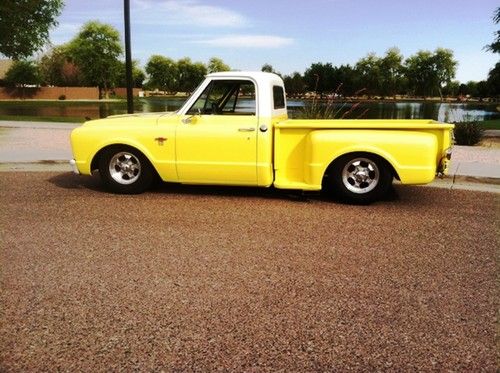 1967 chevrolet c10 stepside custom with porterbuilt front and rear suspension