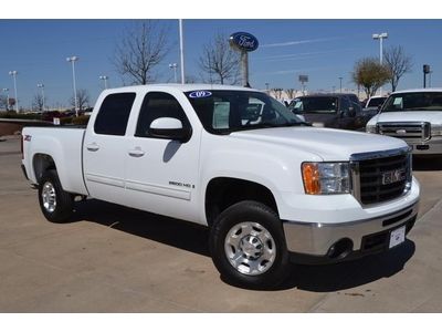 09 sierra 2500 hd 4x4 crew slt z71, heated seats, rear camera, 1-owner texas!!!!