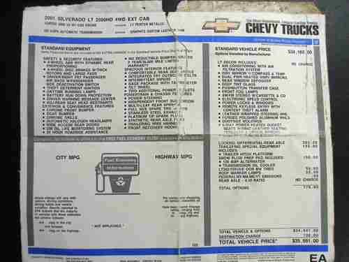 2001 Chevy Silverado LT 2500HD 4WD Extended Cab - LOADED!, US $8,995.00, image 14