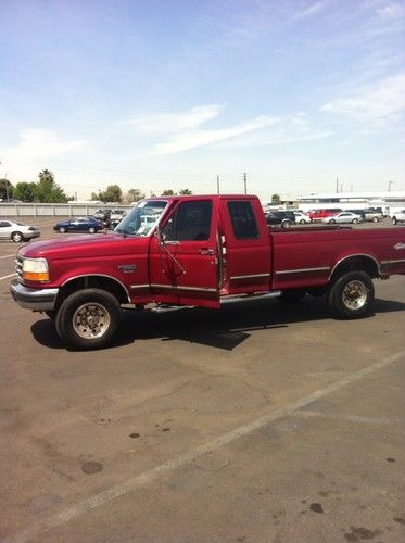 1995 ford f250 supercab 4x4 powerstroke 7.3 turbo diesel no reserve az ++