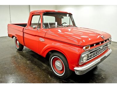 1966 ford f100 swb pickup 352 3 speed ps bench seat have to see this one