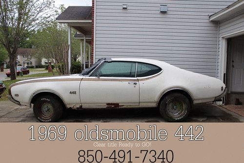1969 oldsmobile 442  donk cutlass frame body hurtz collection clear title