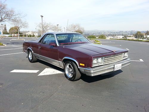 1987 chevrolet el camino base standard cab pickup 2-door 5.0l