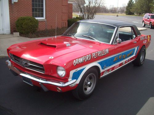 1965 mustang street/strip hotrod muscle antique gasser v8 4 speed collector