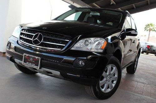 2007 mercedes ml350 4matic. awd. navi. clean in/out. blk/blk. clean carfax.