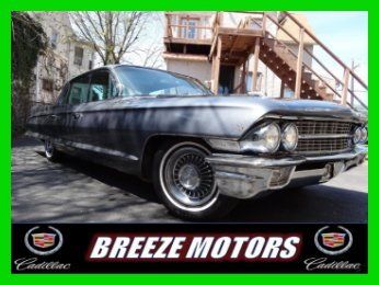 1962 cadillac deville sedan  series 62 caddy 390 cu 130 + pics &amp; video  must see