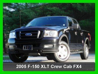 2005 ford f150 fx4 4 door style side 4x4 short bed 5.4l v8 triton gas cloth