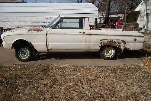 1961 ford falcon ranchero! restoration project used