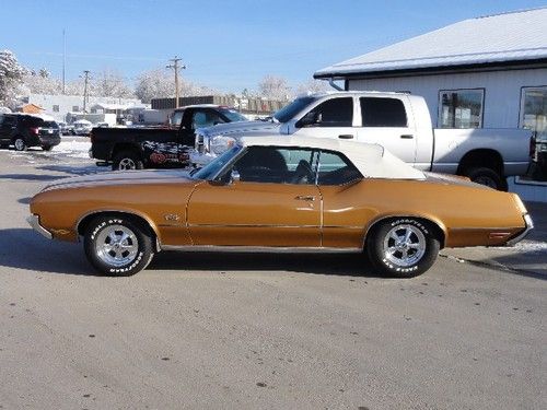 1972 oldsmobile cutlass supreme 455 convertible - rare find