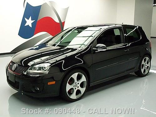 2008 volkswagen gti turbo paddle shift 18'' wheels 47k texas direct auto