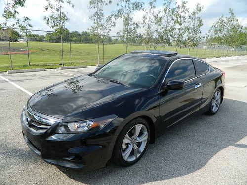 2012 honda accord 3.5l v6 ex-l 2 door coupe i-vtec vcm--- loaded -- free shippin