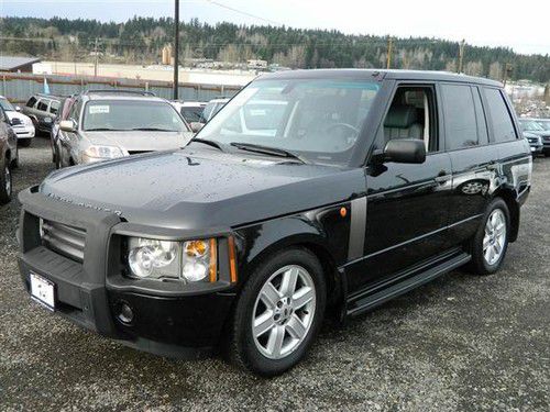 2004 land rover range rover nav loaded black black  87k