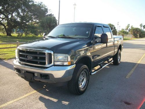 2004 ford f250 4x4 4wd xlt crew cab turbo diesel no reserve