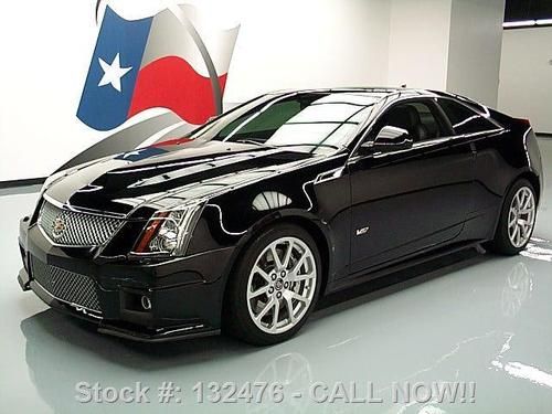 2011 cadillac cts v recaro leather sunroof nav 18k mi! texas direct auto