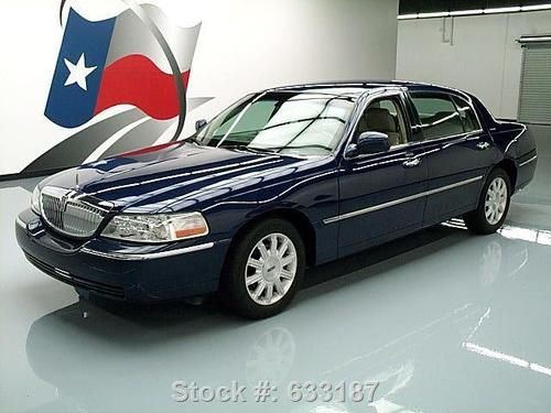 2009 lincoln town car signature l 6pass htd leather 76k texas direct auto