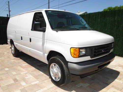 07 e150 e-150 only 32k miles e 150 cargo work van very clean florida driven 250