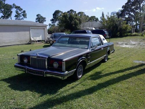 1981 lincoln mark vi 2 door cartier edition black