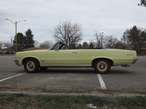 1964 pontiac le mans convertible [gto engine-trim] 4-speed buckets console