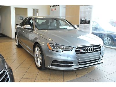 13 audi s6 v8 no reserve* turbo quattro moonroof heated leather navigation bose