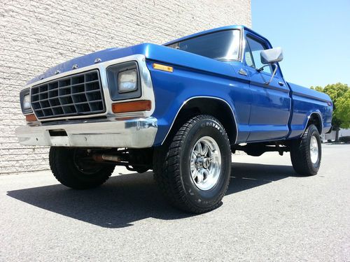 1979 ford f150 4x4 short bed rebuilt 351 v8 less than 1k miles automatic 79 4wd